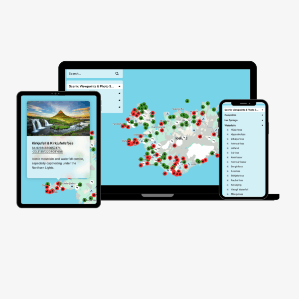 Premium Iceland Map – Instant Access