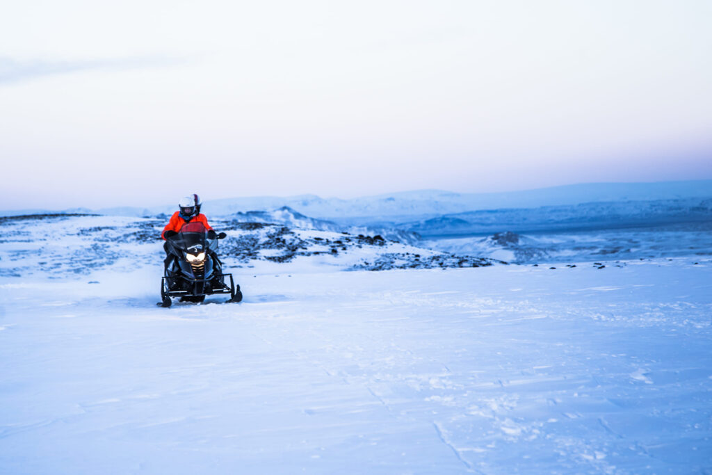 snowmobile tour iceland glacier
