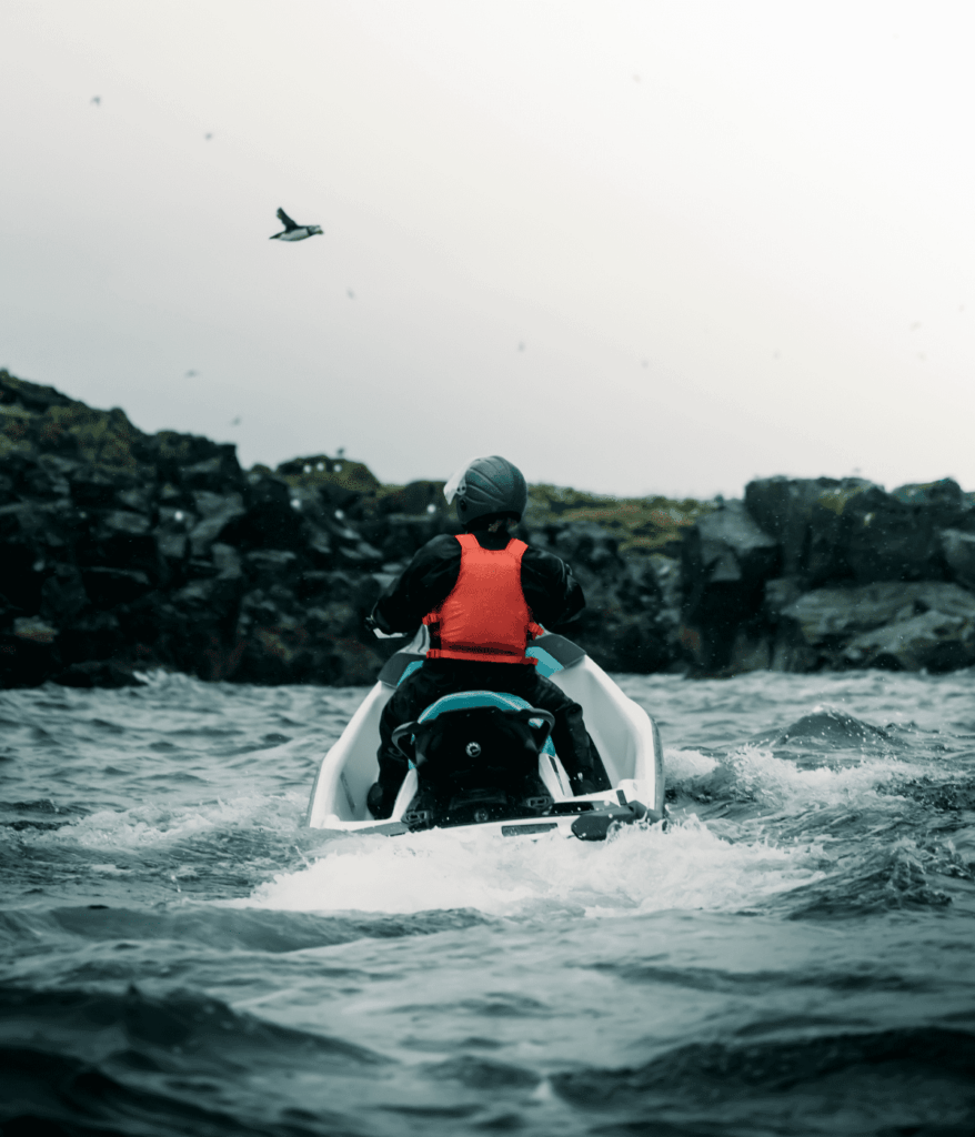 puffin tour in icland jet ski