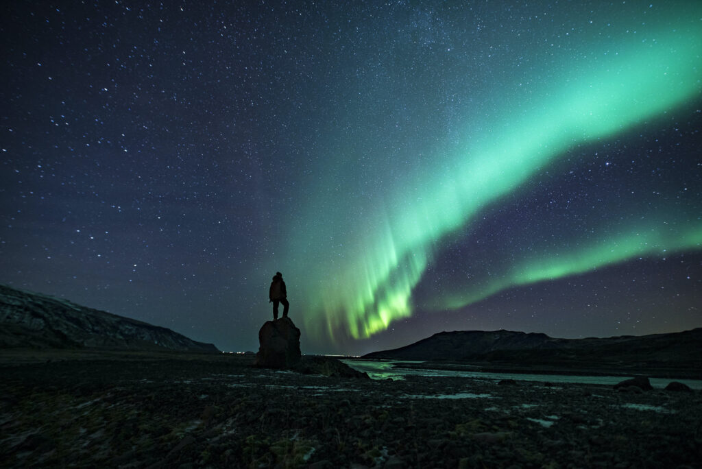 northern light in iceland