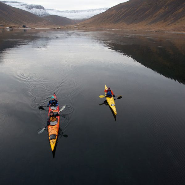 kayaking in iceland
