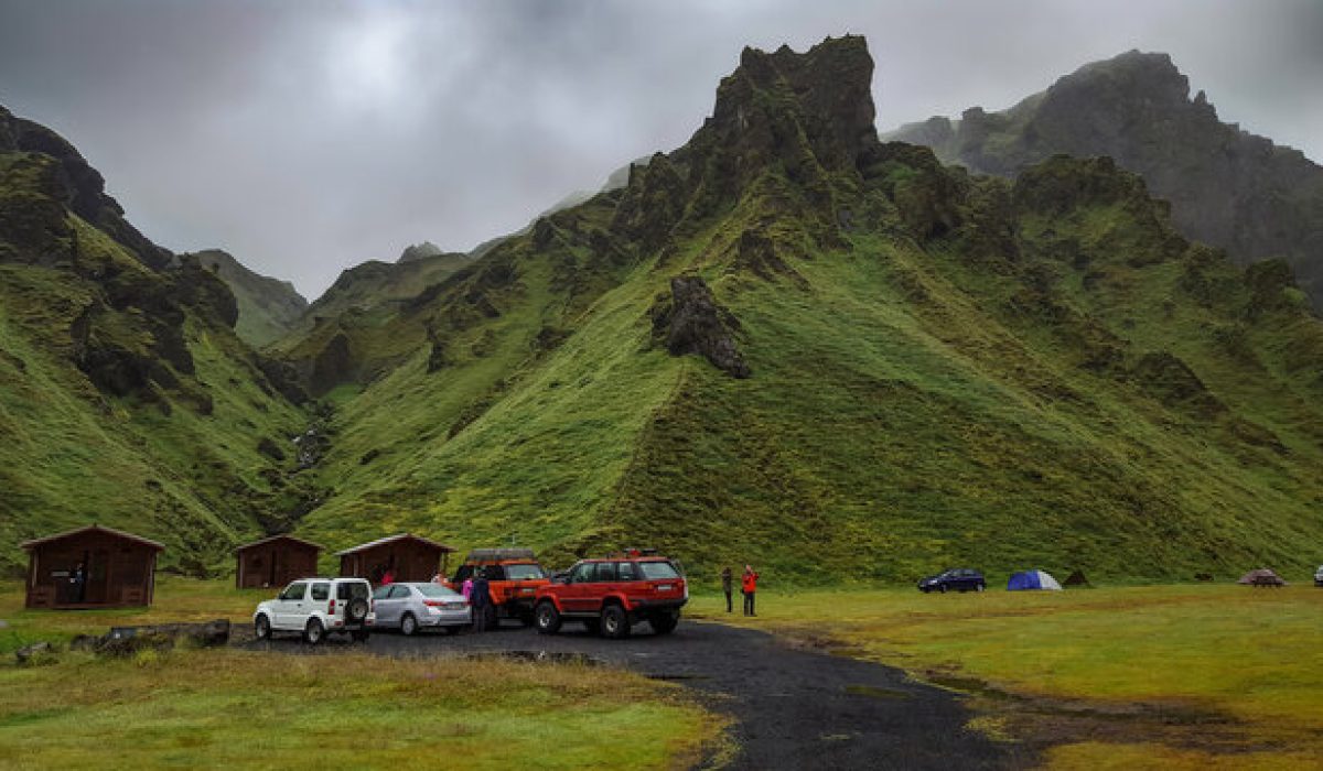 Camp site iceland